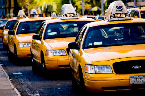 Taxi Line Up Photo